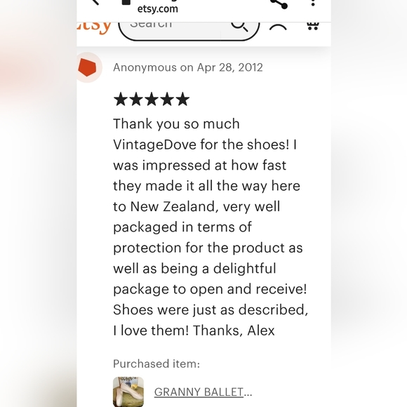 My ETSY VINTAGE DOVE Sales & Feedback 25 yrs of online sales experience♡ - Picture 4 of 16